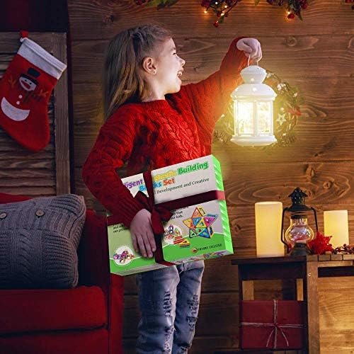 Desire Deluxe Bloques de Construcción Magnéticos Infantiles - Juego Creativo Educativo de 94 Piezas de Formas Geométricas con Imanes para Estimular la Imaginación Niños y Niñas