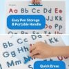 Coogam - Tablero de práctica de letras magnéticas, imanes de rastreo ABC, tablero de alfabeto para aprender a escribir, juguete educativo, motor fino Montessori, regalo para niños de 3 4 5 años