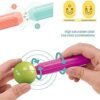 88 Bolas magnéticas, Juego de Palos de construcción magnéticos, Azulejos de Bloques de construcción, Juguetes apilables Stem para niños a Partir de 3 años (88 Piezas)