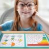Voihamy Rompecabezas magnético de fracción | Baldosas de rotura magnéticas | Juguetes educativos para aprender fracciones | Juego manipulador de matemáticas de fracción arco iris | Montessori Paste