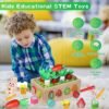 Juguetes Montessori Madera 1 Años, Montessori Educativos Juegos Niños 1 2 3 4 5 años, Juguete Magneticos con Juego de Pescar y Puzzles para de 1-5 Años Regalos de Cumpleaños Navidad