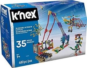K'NEX 12418 Juego de 35 Modelos de construcción Imagine, jkit de Aprendizaje de 480 Piezas para Aprender Las materias CTIM, Juguetes Infantiles de construcción para Edades de a Partir de 7 años.