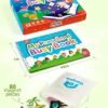 Coogam Preschool Magnetic Busy Book, 9 Pegatinas temáticas Juguetes sensoriales Habilidades motoras Finas Carpeta de Aprendizaje Libro silencioso Montessori Juguetes para niños