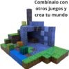 Ellafun MyWorld - Bloques de construcción magnéticos - 32 Piezas - Construcción Portal Twilight Forest - Juguete Montessori a Partir de 3 años para niños y niñas - CREA tu Propio Mundo