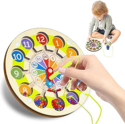 Juguetes Magnético de Madera - Juguetes Educativos Montessori, Juego de Combinación de Colores & Clasificación Motricidad Fina Juguetes Niños 3 4 5 6 Años Juegos Educativos
