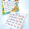 Coogam - Tablero de práctica de letras magnéticas, imanes de rastreo ABC, tablero de alfabeto para aprender a escribir, juguete educativo, motor fino Montessori, regalo para niños de 3 4 5 años
