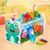 Juguetes Montessori Niños Niña 1 2 3 Año Juegos Educativos Niños Niña 3 4 5 6 Años con Xilofono Juguetes Magneticos de Madera Juego Brinquedos Bebe Cumpleaños Navidad Regalo Niña Niños 2 3 4 5 6 años