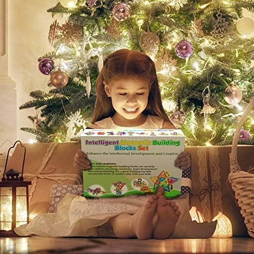 Desire Deluxe Bloques de Construcción Magnéticos Infantiles - Juego Creativo Educativo de 94 Piezas de Formas Geométricas con Imanes para Estimular la Imaginación Niños y Niñas