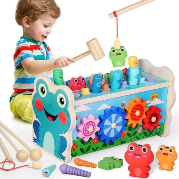 Juguetes Montessori Niños Niña 1 2 3 Año Juegos Educativos Niños Niña 3 4 5 6 Años con Xilofono Juguetes Magneticos de Madera Juego Brinquedos Bebe Cumpleaños Navidad Regalo Niña Niños 2 3 4 5 6 años