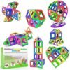 Desire Deluxe Bloques de Construcción Magnéticos Infantiles - Juego Creativo Educativo de 94 Piezas de Formas Geométricas con Imanes para Estimular la Imaginación Niños y Niñas