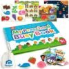 Coogam Preschool Magnetic Busy Book, 9 Pegatinas temáticas Juguetes sensoriales Habilidades motoras Finas Carpeta de Aprendizaje Libro silencioso Montessori Juguetes para niños