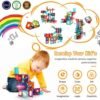 VATOS Bloques de construcción magnéticos para niños, 125 Unidades, Extragrande Stem, Juguetes de construcción magnéticos, Azulejos magnéticos para niños y niñas, Regalo Creativo de 3 a 8 años