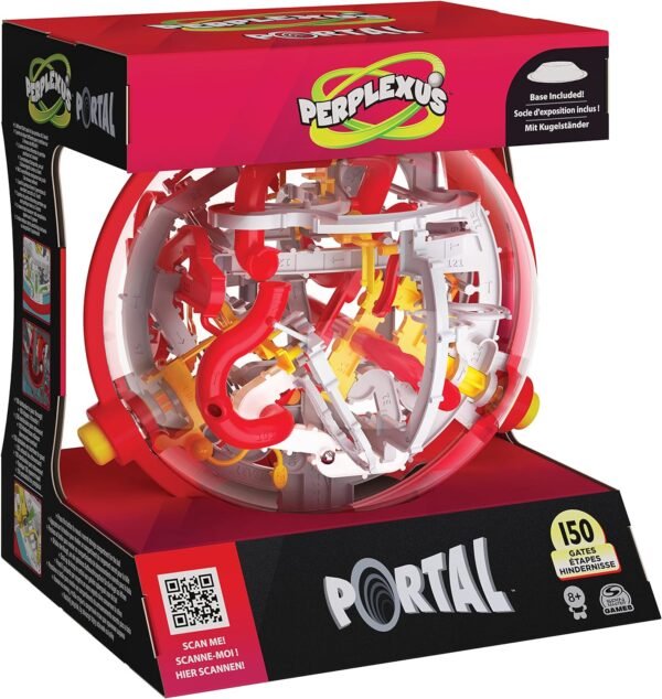 PERPLEXUS - ROMPECABEZAS PERPLEXUS PORTAL - Bola Laberinto 3D con 150 Obstáculos - 6064756 - Juguetes Niños 8 años +