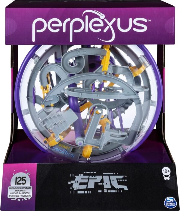 PERPLEXUS - Rompecabezas PERPLEXUS Epic - Bola Laberinto 3D con 125 Obstáculos - 6053141 - Juguetes Niños 8 años +