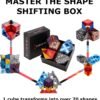 SHASHIBO paquete de 4 cajas de cambios de forma (36 imanes de tierras raras) STEM/STEAM Fidget geométrica 3D magnético transformador magnético cubo mágico
