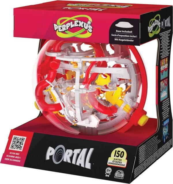 PERPLEXUS - ROMPECABEZAS PERPLEXUS PORTAL - Bola Laberinto 3D con 150 Obstáculos - 6064756 - Juguetes Niños 8 años +