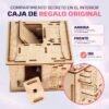 ESC Welt Space Box - Caja Rompecabezas de Madera con Compartimentos Ocultos para Adolescentes y Adultos - Caja Secreta para Jugar en Familia - Caja Escape Room para Fanáticos de los Rompecabezas