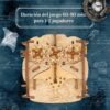 iDventure Cluebox - Capitán Nemo Nautilus - Juego de Escape Room - Puzzle 3D de Madera - Caja misteriosa - Caja Secreta Japonesa - Regalo Original - Caja para Dinero Boda - Rompecabezas para Adultos