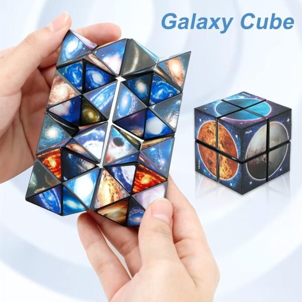 Euclidean Cube Star Cube 2 en 1 Yoshimoto Cube para niños y adultos, regalo de juguete para niños y niñas de 8 a 12 años