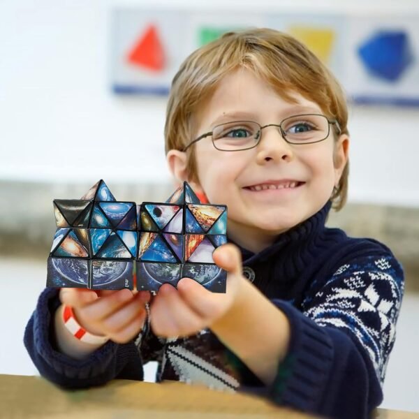 Euclidean Cube Star Cube 2 en 1 Yoshimoto Cube para niños y adultos, regalo de juguete para niños y niñas de 8 a 12 años
