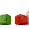 Battle Cubes Paquete de 2 Vengadores - Iron Man y Thor, Papel de Roca, Juego de Tijeras