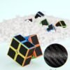 ROXENDA Cubos de Velocidad, [5 Pack] Speed Cube Set de 2x2 3x3 Pirámide Dodecaedro Skew Cube Pegatina de Fibra Carbono Magic Cube Colección Rompecabezas Juguete
