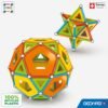 Geomag- Supercolor N.A Construcción Magnéticos, Color Azul, Verde, Amarillo, Naranja, Rojo (392)
