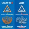 Geomag- Supercolor N.A Construcción Magnéticos, Color Azul, Verde, Amarillo, Naranja, Rojo (392)