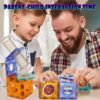 Glitter Bloques Magneticos Construccion Niños 3D Juegos Imanes, 81 Piezas Magnetic Tiles Juguetes, Multicolor Educativos Magnéticos Building Blocks Kit, Creatividad Regalos para Chicos Niñas